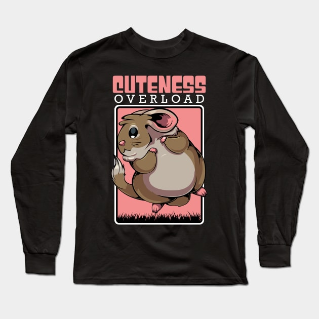 Chinchilla - Cuteness Overload - Cute Kawaii Rodent Long Sleeve T-Shirt by Lumio Gifts